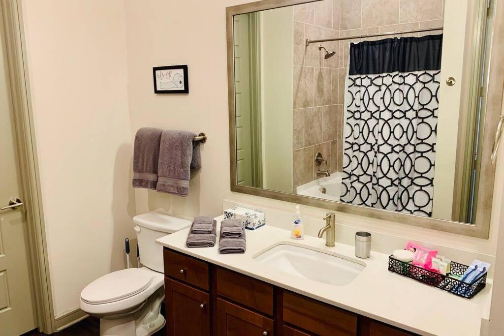 Ferienwohnung New Apart Downtown - 5Min Stadium/Parks/Museum Houston Exterior foto